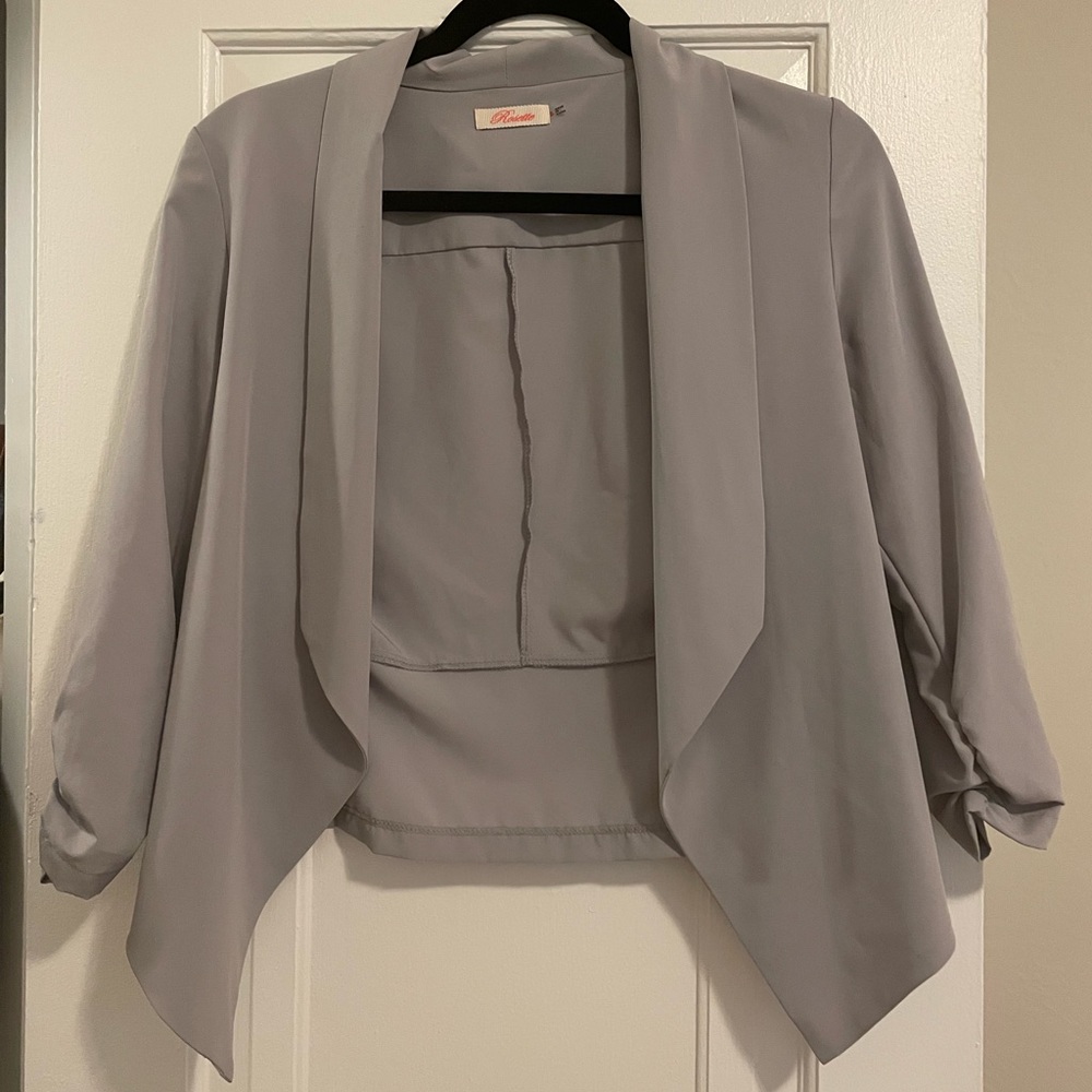 Grey light weight blazer